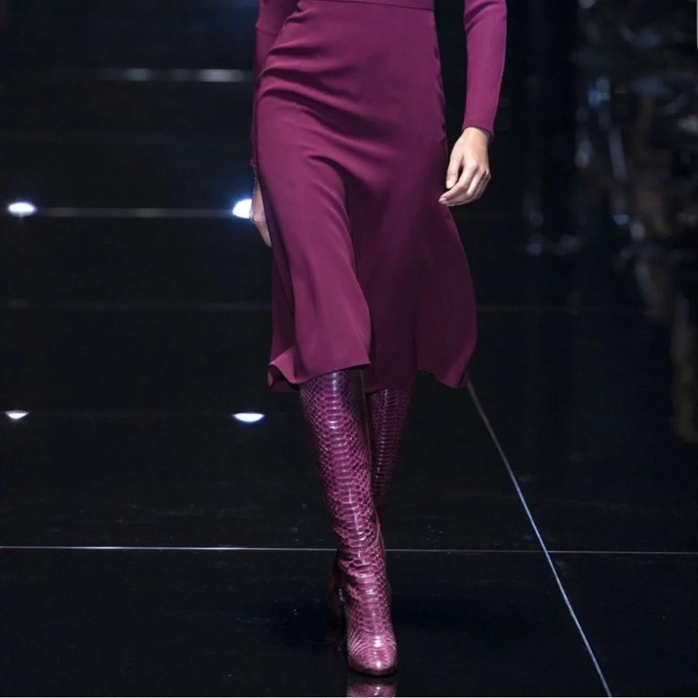 Gucci Python print boots - Picture 4 of 9